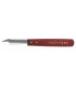 Nogent 1050 Boite de 20 eplucheur Classic 6 cm Bois Rouge