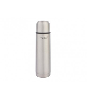 Thermos 128990 Bouteille isotherme THERMOCAFE « EVERYDAY » 1 l, à double paroi en acier inoxydable ultraléger et incassable.