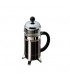 Bodum 1923.16 Cafetiere ChamBord 0.35 l à piston, filtre inox Habillage brillant
