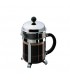 Bodum 1924.16 Cafetiere ChamBord 0,50 l à piston, filtre inox Habillage brillant