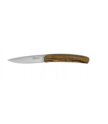 Maserin 3805 Couteau Champignon, lame acier 1.4116 à cran intérieur, manche 11 cm bocote.