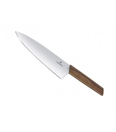 Victorinox 6.9010.20g Couteau chef , lame en acier 14C28N, manche noyer, Présentation en boîte cadeau.
