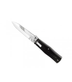 Mikov 241nr Couteau Prédator, lame acier inox 420, manche 12 cm corne de buffle